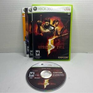 Resident Evil 5 Xbox 360 CIB With Manual Good Condition